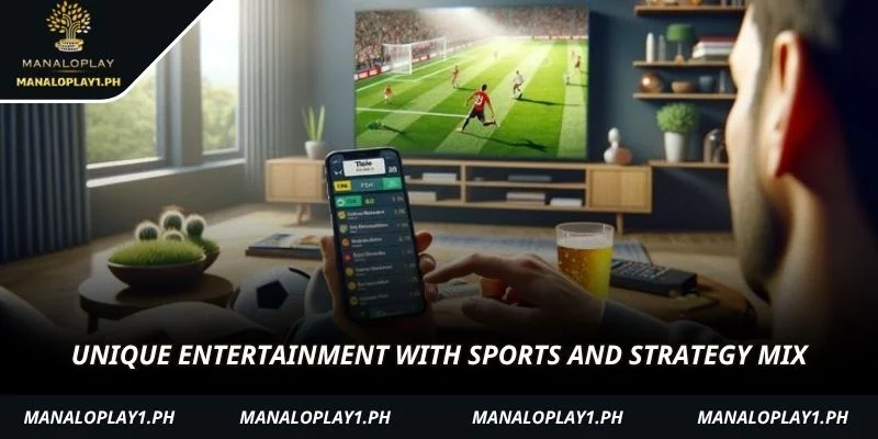 Unique entertainment with sports and strategy mix