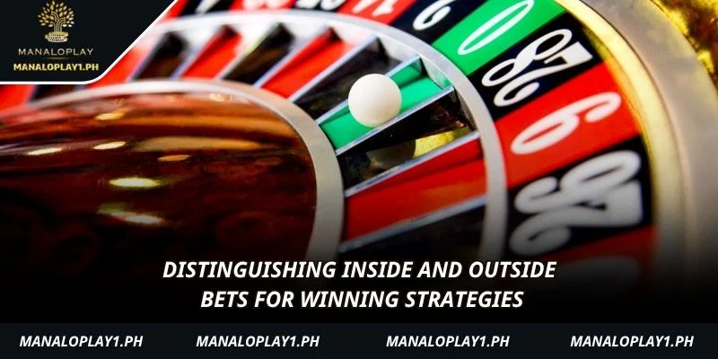Distinguishing inside and outside bets for winning strategies