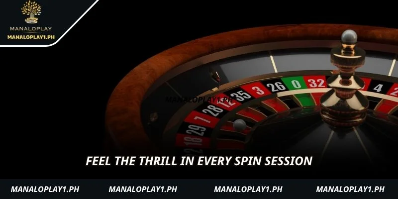 Feel the thrill in every spin session