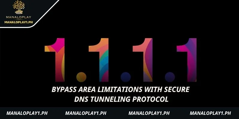 Bypass area limitations with secure DNS tunneling protocol