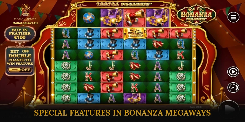 Special Features in Bonanza Megaways