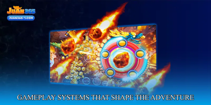 Gameplay systems that shape the adventure experience